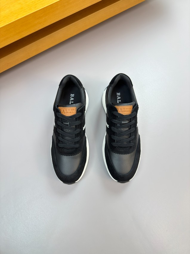 バリー スニーカー 2025新作 偽物 バレない再現度 高再現度 丁寧な縫製 発送保証 安心サイト ブラックホワイト仕様_2