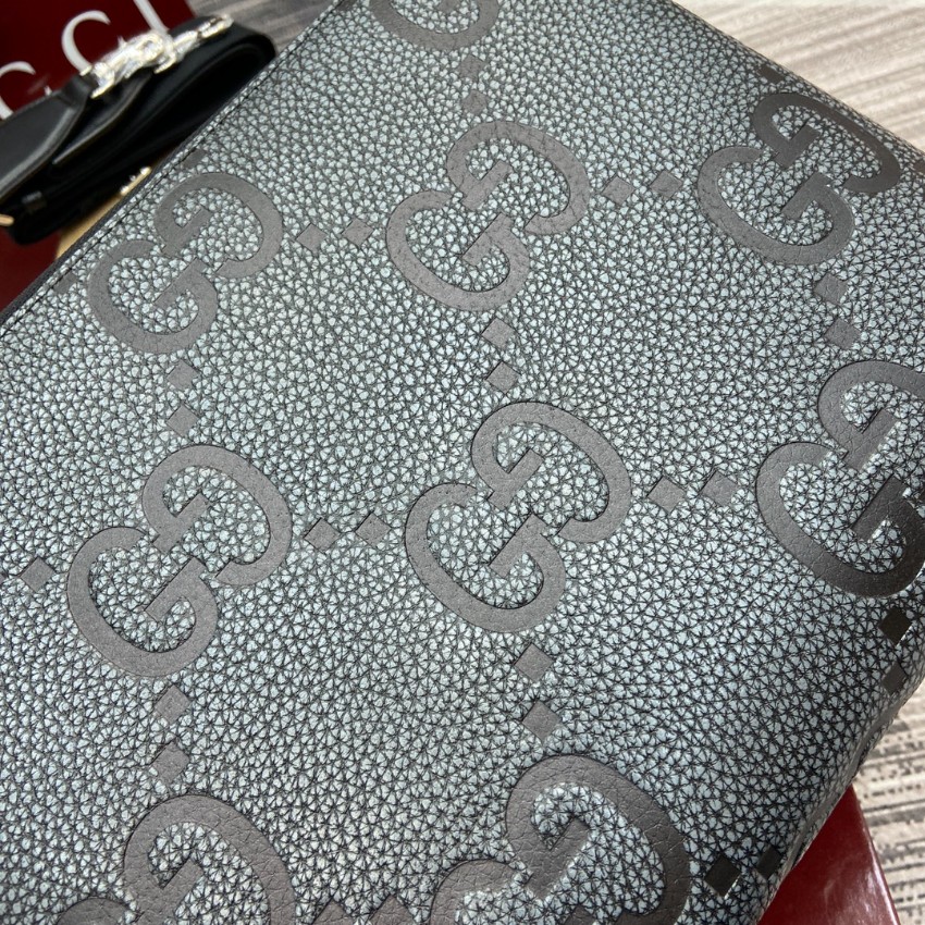 グッチ クラッチバッグ 2025新作 ブランド コピー 安全通販 高再現度 丁寧な縫製 発送保証 安心サイト GG柄ブラック_8