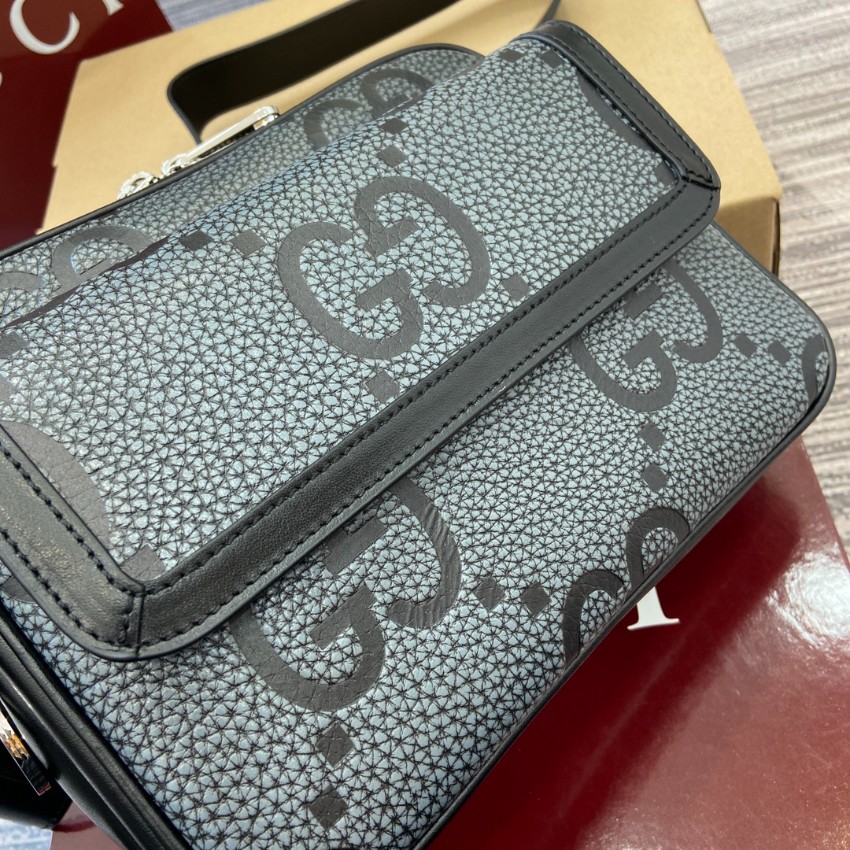 グッチ ショルダーバッグ 2025新作 偽物 バレない再現度 高再現度 丁寧な縫製 発送保証 安心サイト GG柄ブラック_6