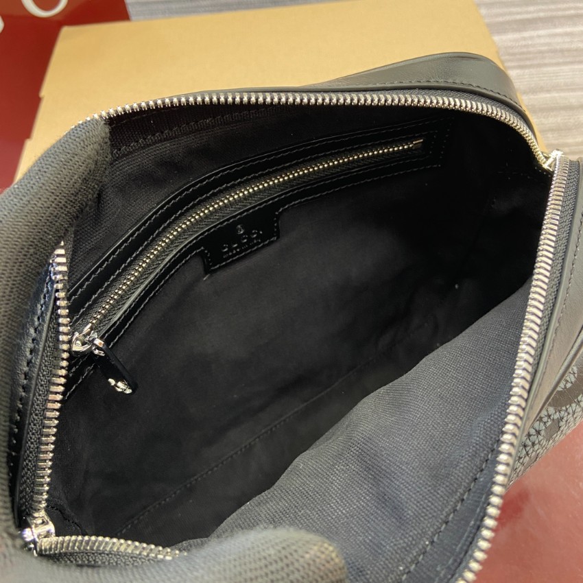 グッチ ショルダーバッグ 2025新作 偽物 バレない再現度 高再現度 丁寧な縫製 発送保証 安心サイト GG柄ブラック_5