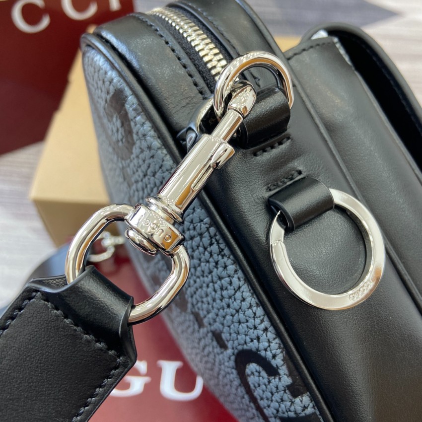 グッチ ショルダーバッグ 2025新作 偽物 バレない再現度 高再現度 丁寧な縫製 発送保証 安心サイト GG柄ブラック_8