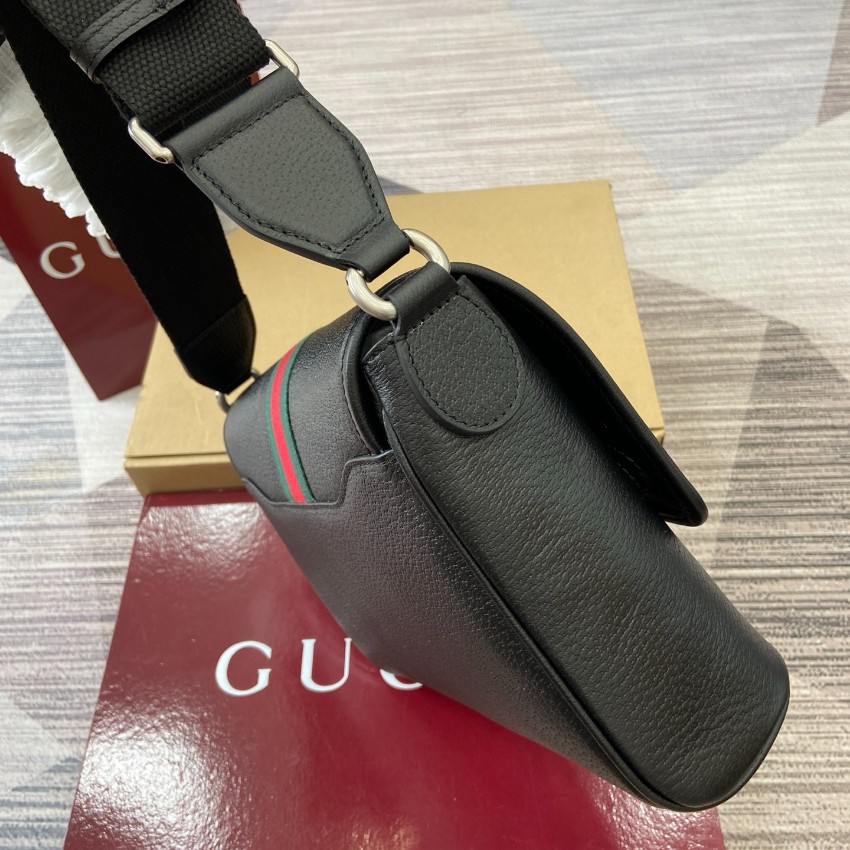 グッチ ショルダーバッグ 2025新作 一比一 高級感仕上げ 本革使用 ウェブストライプ GGロゴ 安心通販_7