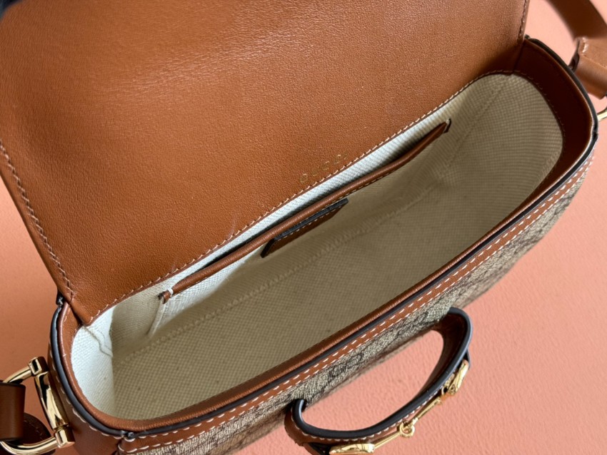 グッチ ホースビット1955 GGキャンバス ショルダーバッグ ブラウン ブランド コピー 安全通販 レビュー高リピ率 高級感漂う 即納対応_4