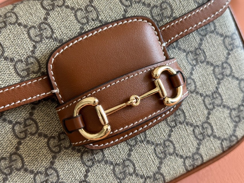 グッチ ホースビット1955 GGキャンバス ショルダーバッグ ブラウン ブランド コピー 安全通販 レビュー高リピ率 高級感漂う 即納対応_8