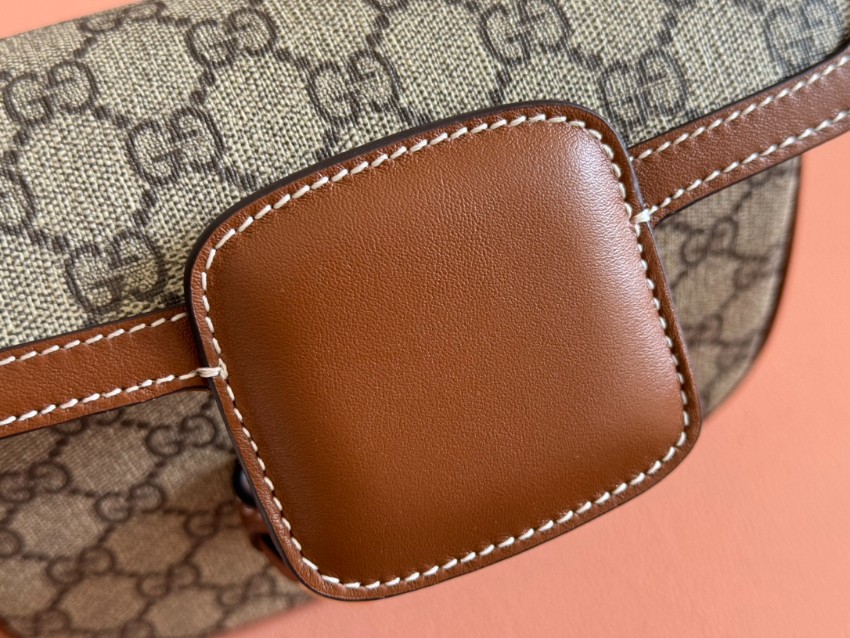 グッチ ホースビット1955 GGキャンバス ショルダーバッグ ブラウン ブランド コピー 安全通販 レビュー高リピ率 高級感漂う 即納対応_7