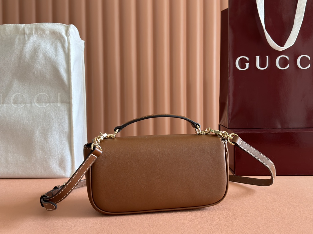グッチ ホースビット1955 ミニショルダーバッグ ブラウン 優良サイト 精密ディテール 高再現度仕様 高級感漂う 即納対応 安心サイト_2