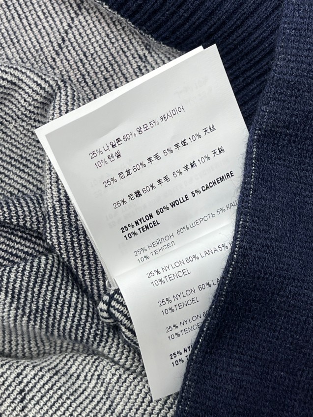 ミュウミュウ アーガイル柄 カーディガン ネイビー グレー 激安 高級感デザイン 快適素材 レビュー高リピ率 2025新作登場_7