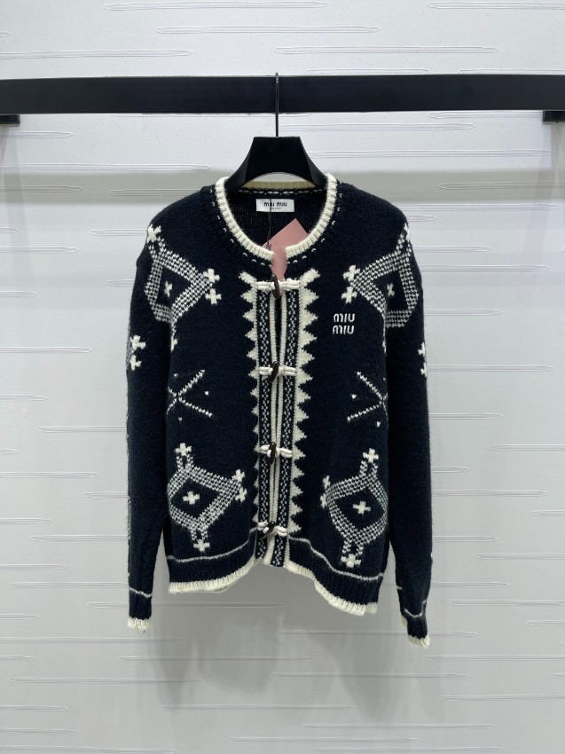 ミュウミュウ カーディガン 2025新作 n級 高再現度 細部まで忠実 上質感漂う 高品質仕上げ リピーター多数 安心サイト_2