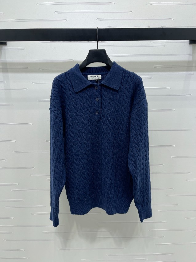 ミュウミュウ ニット トップス 2025新作 偽物 高級感仕上げ 丁寧な縫製 上質感漂う リピーター多数 安心サイト 発送保証_1