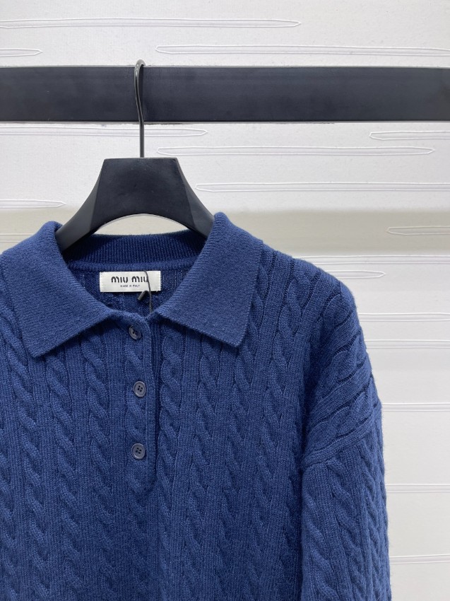 ミュウミュウ ニット トップス 2025新作 偽物 高級感仕上げ 丁寧な縫製 上質感漂う リピーター多数 安心サイト 発送保証_3