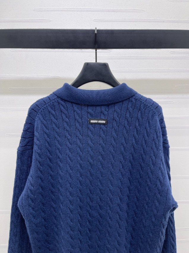 ミュウミュウ ニット トップス 2025新作 偽物 高級感仕上げ 丁寧な縫製 上質感漂う リピーター多数 安心サイト 発送保証_5