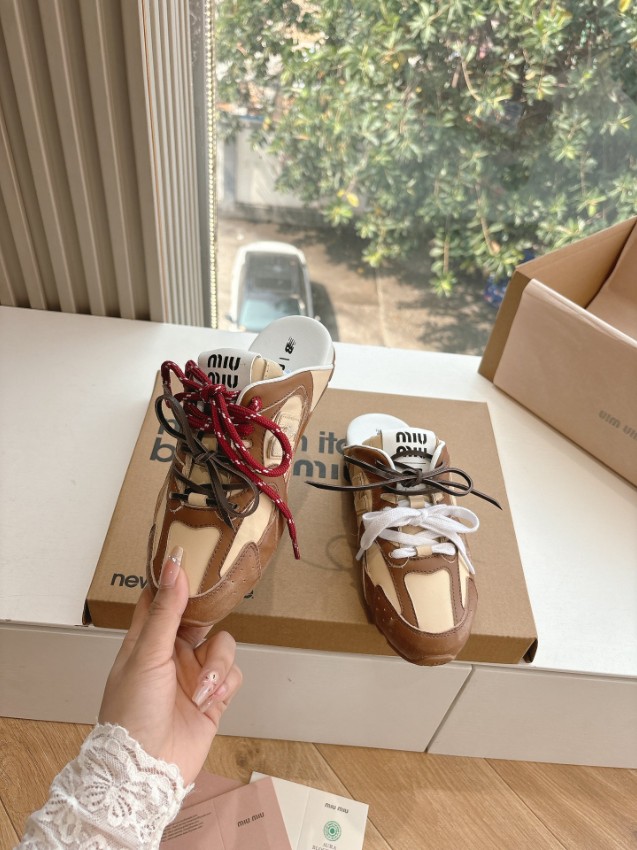ミュウミュウ×ニューバランス スニーカー 2025新作 激安 高再現度 丁寧な縫製 本格派モデル 高級感漂う 安心サイト_5