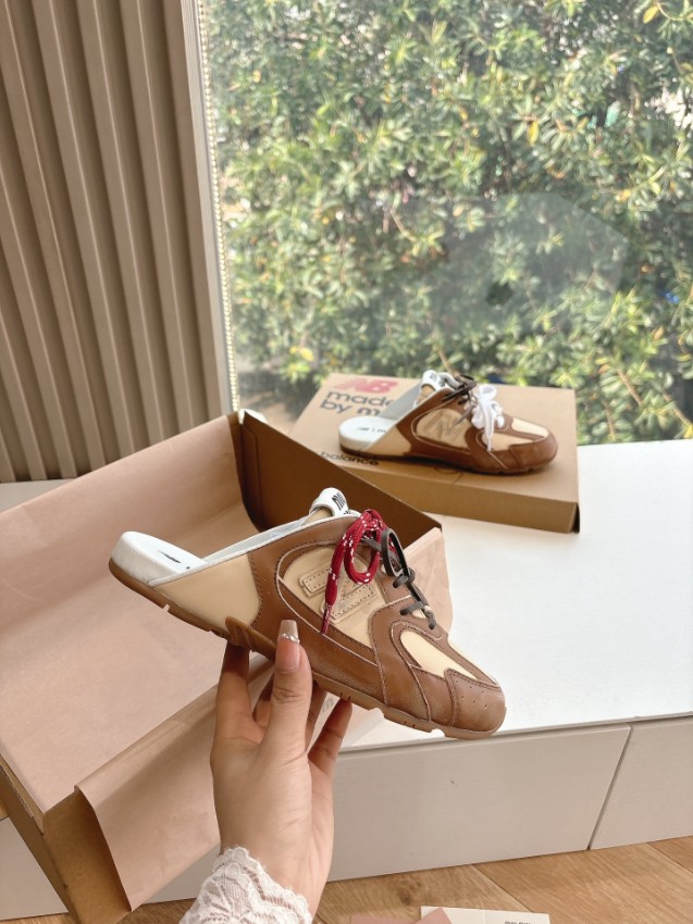 ミュウミュウ×ニューバランス スニーカー 2025新作 激安 高再現度 丁寧な縫製 本格派モデル 高級感漂う 安心サイト_4