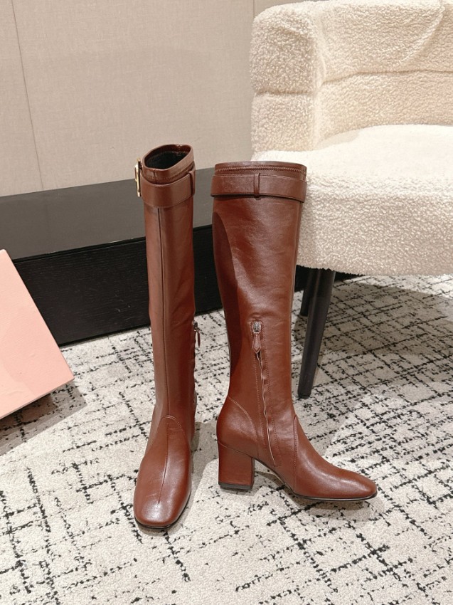 ミュウミュウ ロングブーツ 2025新作 スーパーコピー 優良サイト 高再現度 本革使用 高級感漂う 丁寧な縫製 発送保証_1