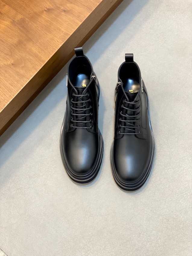 プラダ n級 ブーツ 2025新作 高級感仕上げ マットブラック仕様 発送保証付き 安心サイト 高再現度モデル_6