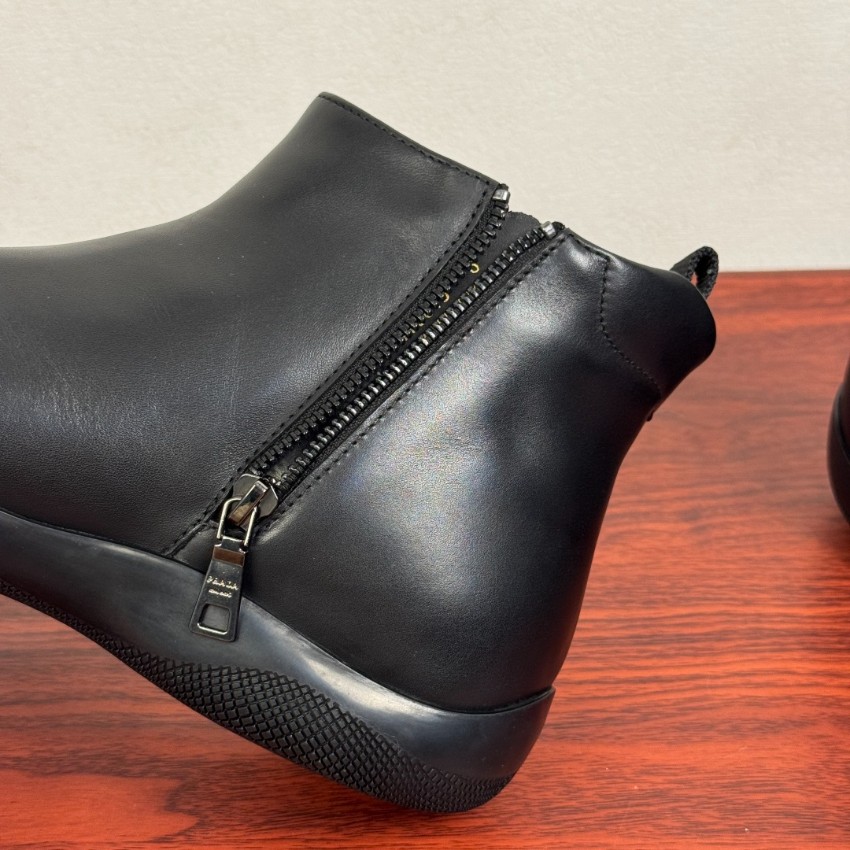 プラダ スーパーコピー 優良サイト ショートブーツ 2025新作 高級感仕上げ 本革仕様 発送保証付き 安心サイト_7