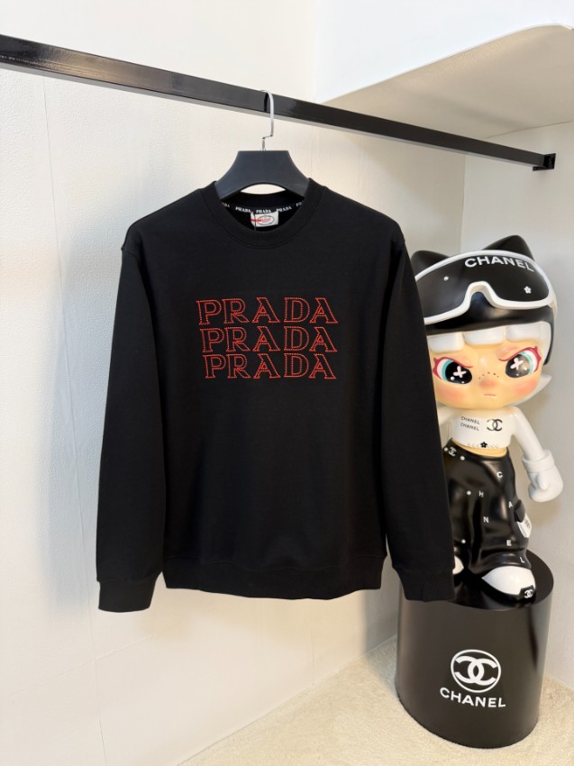 プラダ スウェット トレーナー 2025新作 偽物 バレない再現度 高再現度 快適な着心地 肌触り良好 男女兼用 高級感仕上げ 即納対応_1
