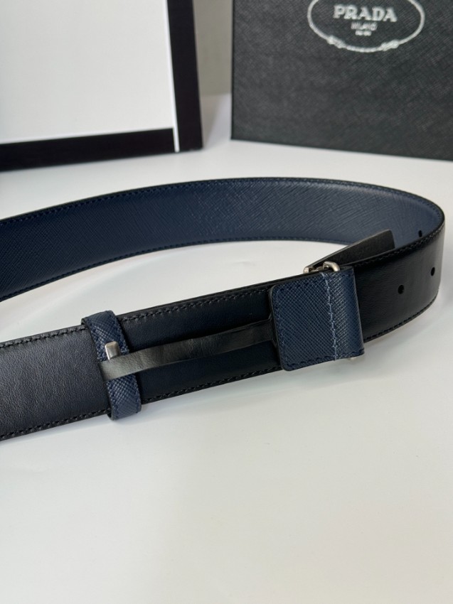 プラダ ベルト メンズ 2025新作 ブランド コピー 高評価 本革使用 高再現度 精密ディテール 高級感仕上げ 丁寧な縫製 安心サイト_2