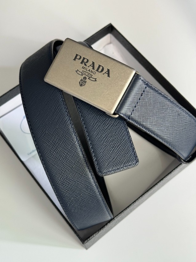 プラダ ベルト メンズ 2025新作 ブランド コピー 高評価 本革使用 高再現度 精密ディテール 高級感仕上げ 丁寧な縫製 安心サイト_3