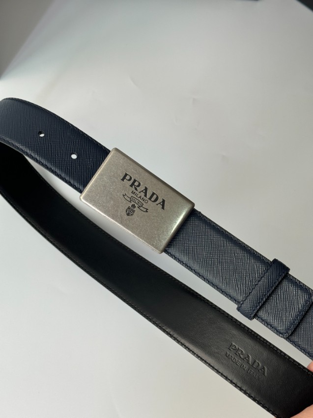 プラダ ベルト メンズ 2025新作 ブランド コピー 高評価 本革使用 高再現度 精密ディテール 高級感仕上げ 丁寧な縫製 安心サイト_5