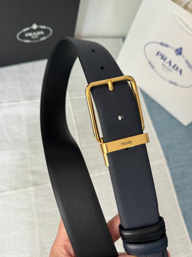 プラダ ベルト メンズ 2025新作 偽物 高再現度 本革使用 精密ディテール 高級感仕上げ 丁寧な縫製 エレガントデザイン 安心サイト_1