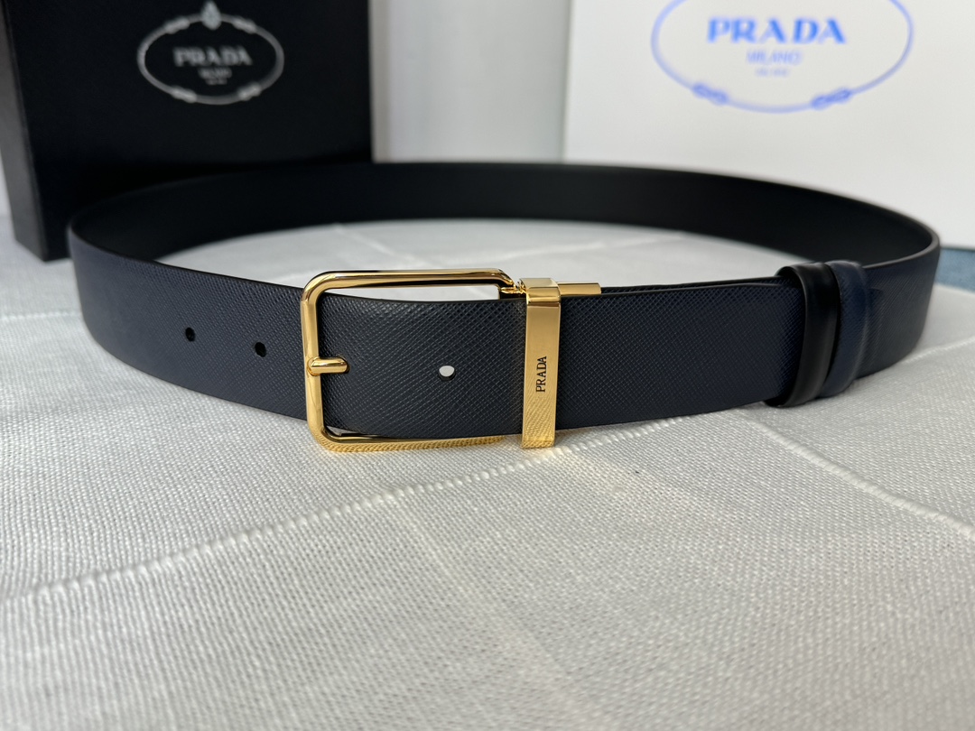 プラダ ベルト メンズ 2025新作 偽物 高再現度 本革使用 精密ディテール 高級感仕上げ 丁寧な縫製 エレガントデザイン 安心サイト_8