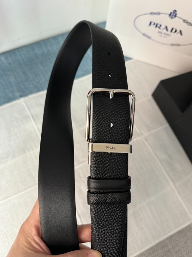 プラダ ベルト メンズ 2025新作 コピー 高再現度 本革使用 精密ディテール 高級感仕上げ 丁寧な縫製 上質感 安心サイト 即納対応_5