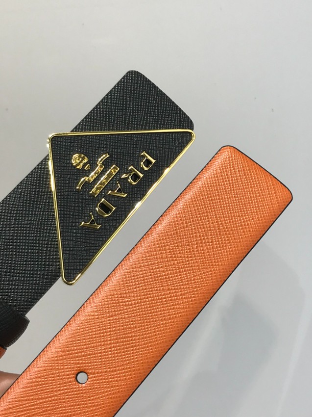 プラダ ベルト メンズ 2025新作 格安 高再現度 本革使用 トライアングルロゴ 高級感仕上げ 精密ディテール 丁寧な縫製 安心サイト_6