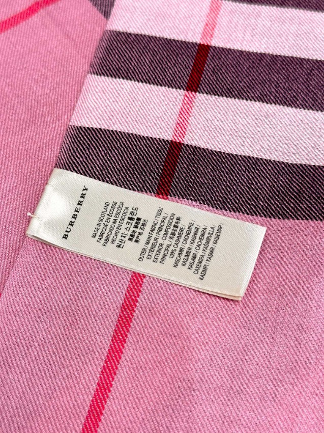 バーバリー スカーフ レディース 大判 2025新作 スーパーコピー 優良サイト ピンクチェック 高級感仕上げ 柔らか素材 ギフト人気_5