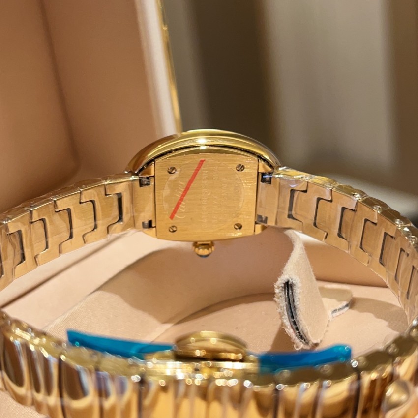 カルティエ 時計 レディース ブランド コピー 激安通販 ベニュワール ゴールド ワインレッド 高級腕時計_3