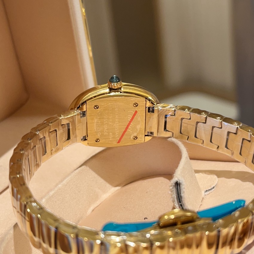 カルティエ 時計 レディース ブランド コピー 激安通販 ベニュワール ゴールド ワインレッド 高級腕時計_4