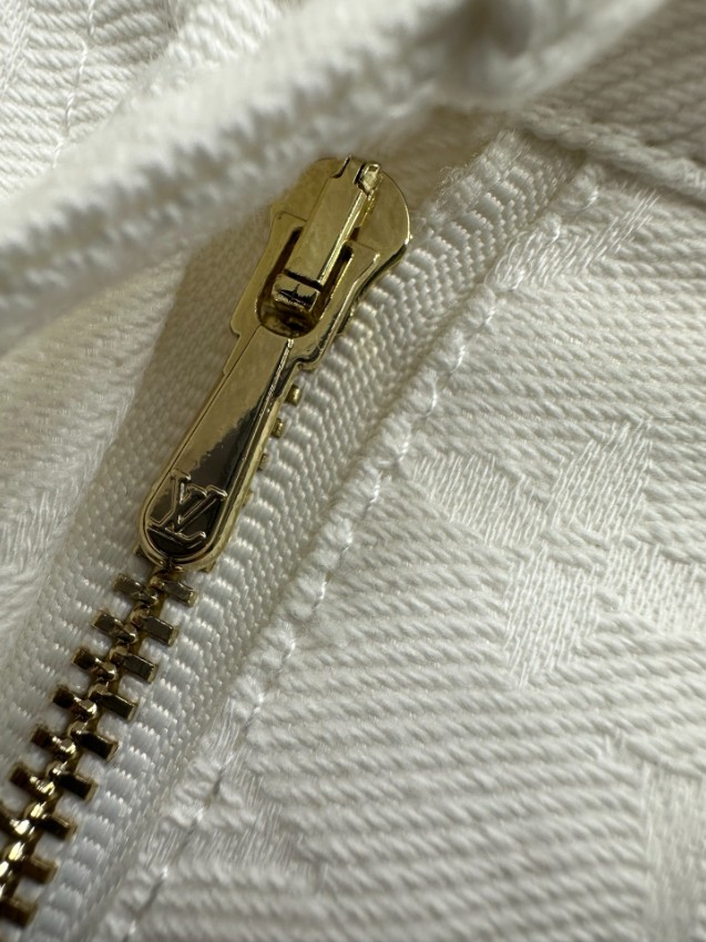 ルイヴィトン モノグラムジャカード ホワイトパンツ 通気 快適な着心地 ブランド服 スーパーコピー 高再現度 安心サイト_5