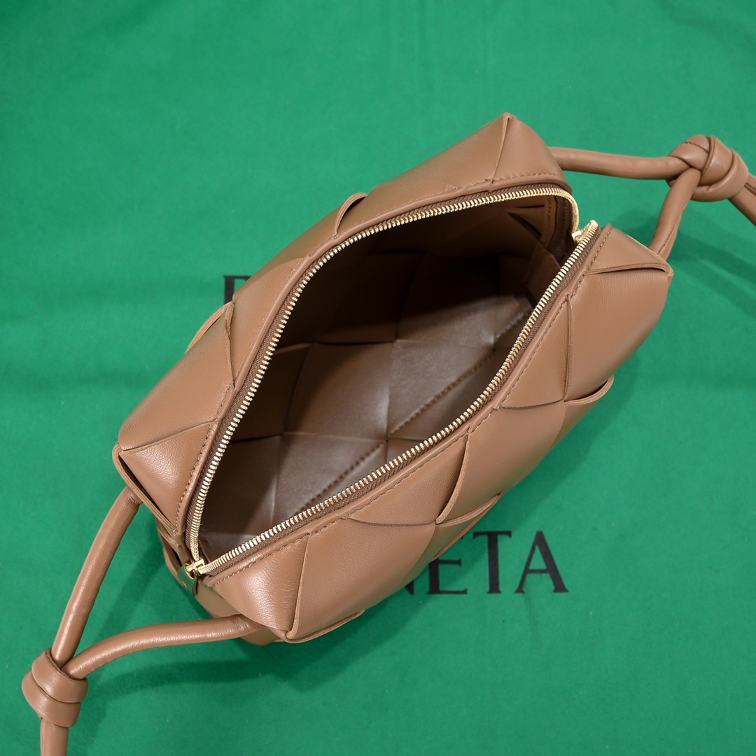 ボッテガ・ヴェネタ ショルダーバッグ ブランド コピー 安全通販 2025新作 キャメルブラウンイントレチャート_6