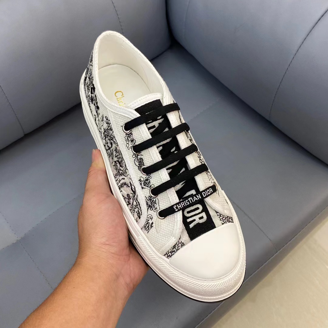 ディオール スニーカー 2025新作 激安 高品質 トワルドジュイキャンバス ローカットモデル 高再現度デザイン 安心発送保証付き_3