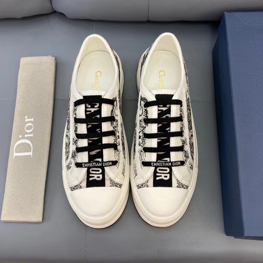ディオール スニーカー 2025新作 激安 高品質 トワルドジュイキャンバス ローカットモデル 高再現度デザイン 安心発送保証付き_7