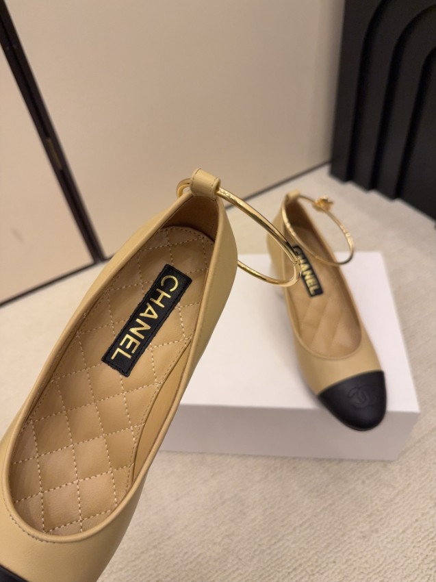 シャネル パンプス n級 2025新作 ベージュ 高再現度 本格派モデル 高級感仕上げ パールヒール 安心サイト_9