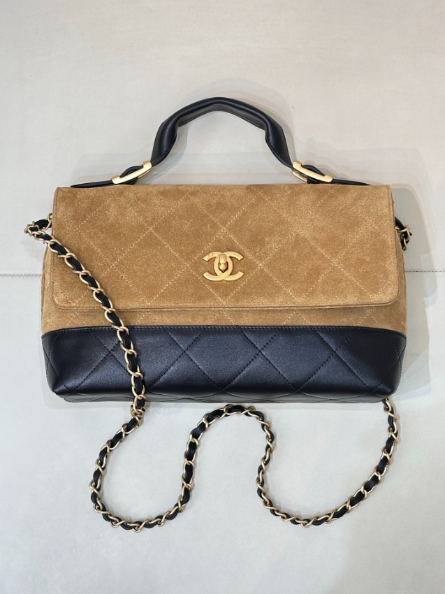 シャネル バッグ 激安 2025新作 キャメル×ブラック 高再現度 高級感仕上げ チェーンショルダー 安心の日本倉庫_3