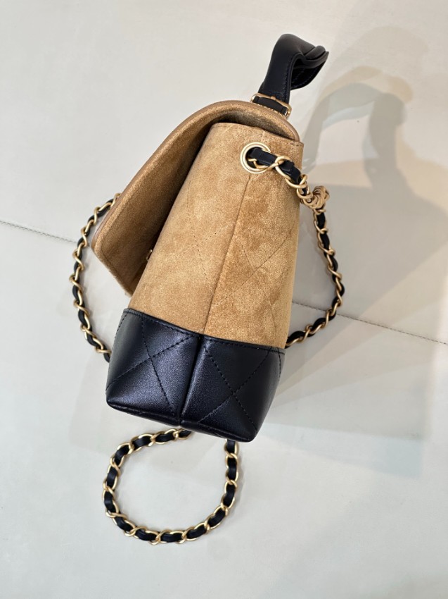 シャネル バッグ 激安 2025新作 キャメル×ブラック 高再現度 高級感仕上げ チェーンショルダー 安心の日本倉庫_5