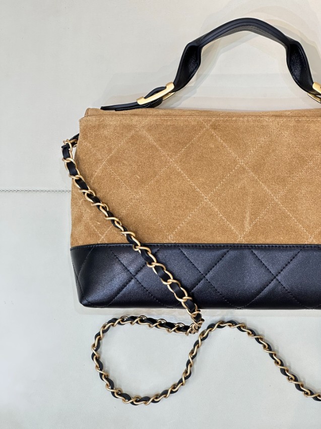 シャネル バッグ 激安 2025新作 キャメル×ブラック 高再現度 高級感仕上げ チェーンショルダー 安心の日本倉庫_7