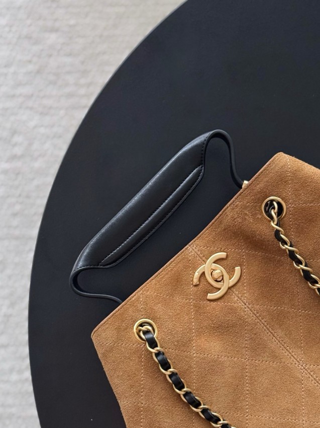 シャネル バッグ 格安 2025新作 キャメル×ブラック 高再現度 高級感漂う チェーンショルダー 口コミ多数 安心サイト_7