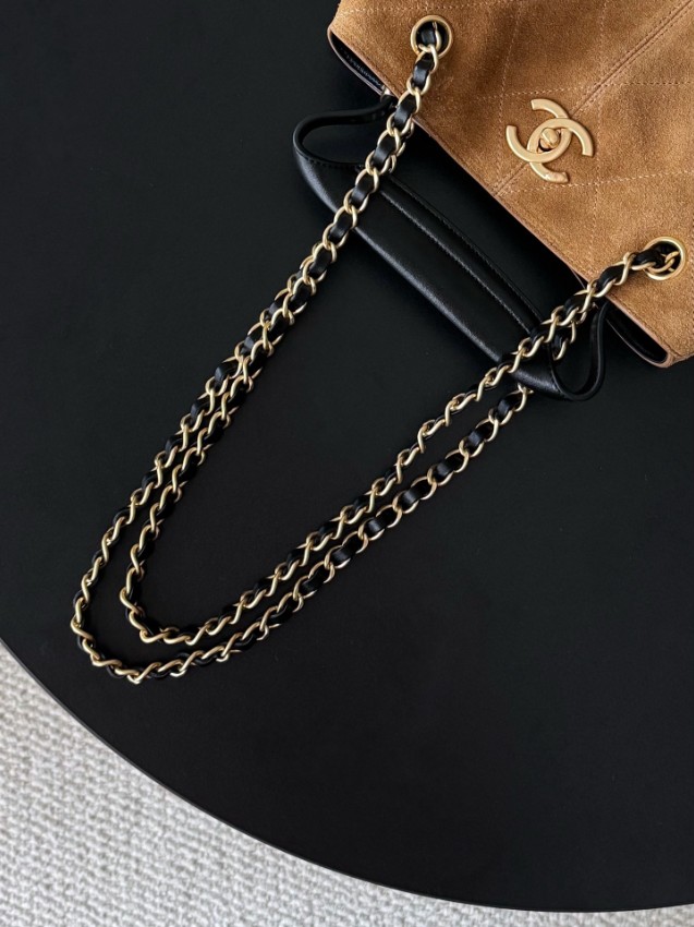 シャネル バッグ 格安 2025新作 キャメル×ブラック 高再現度 高級感漂う チェーンショルダー 口コミ多数 安心サイト_6