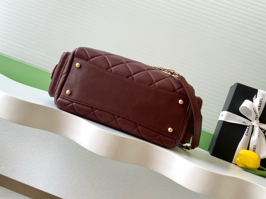 シャネル ボルドーショルダーバッグ 2025新作 n級 高級感仕上げ 丁寧な縫製 リピーター多数 安心の日本倉庫 発送保証付き_4