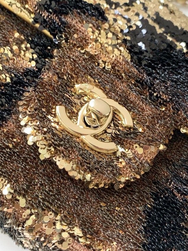 シャネル スパンコールショルダーバッグ 2025新作 コピー 高級感仕上げ 精密ディテール 上質素材使用 リピーター多数 安心サイト 発送保証_6