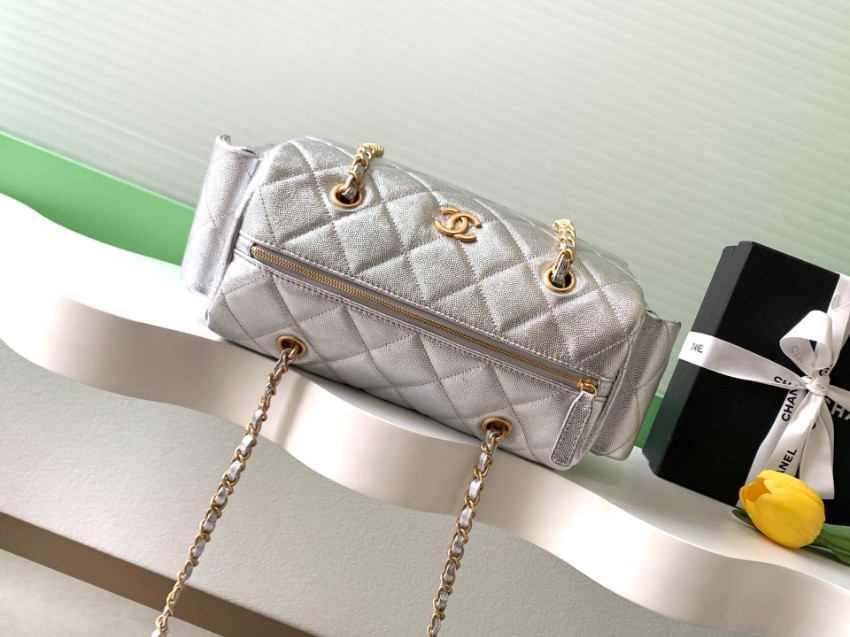 シャネル シルバーショルダーバッグ 2025新作 格安 高級感仕上げ 丁寧な縫製 上質素材使用 リピーター多数 安心の日本倉庫 発送保証付き_5