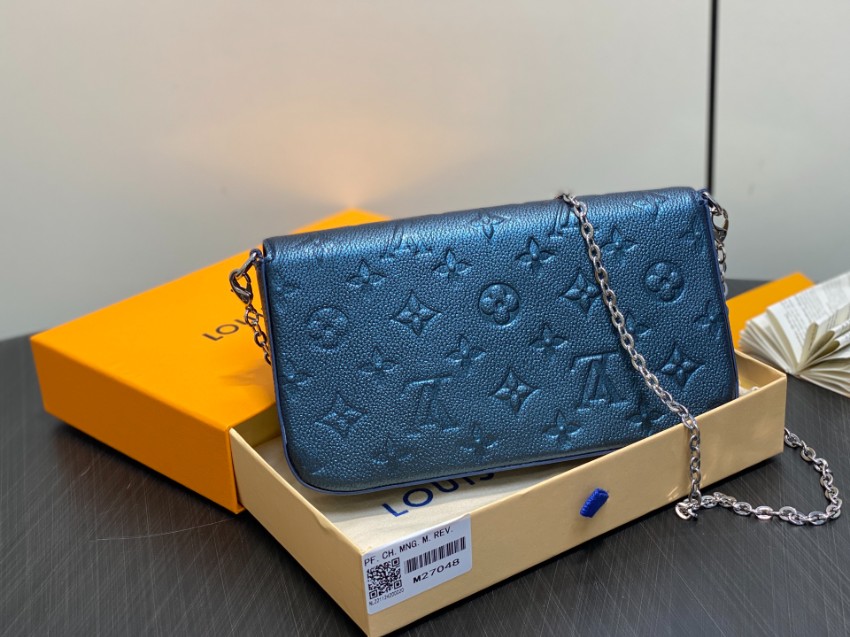 ルイ・ヴィトン チェーンウォレット ネイビー 2025新作 スーパーコピー 高級感仕上げ 本革使用 上質感 丁寧な縫製 安心サイト 追跡可能_1