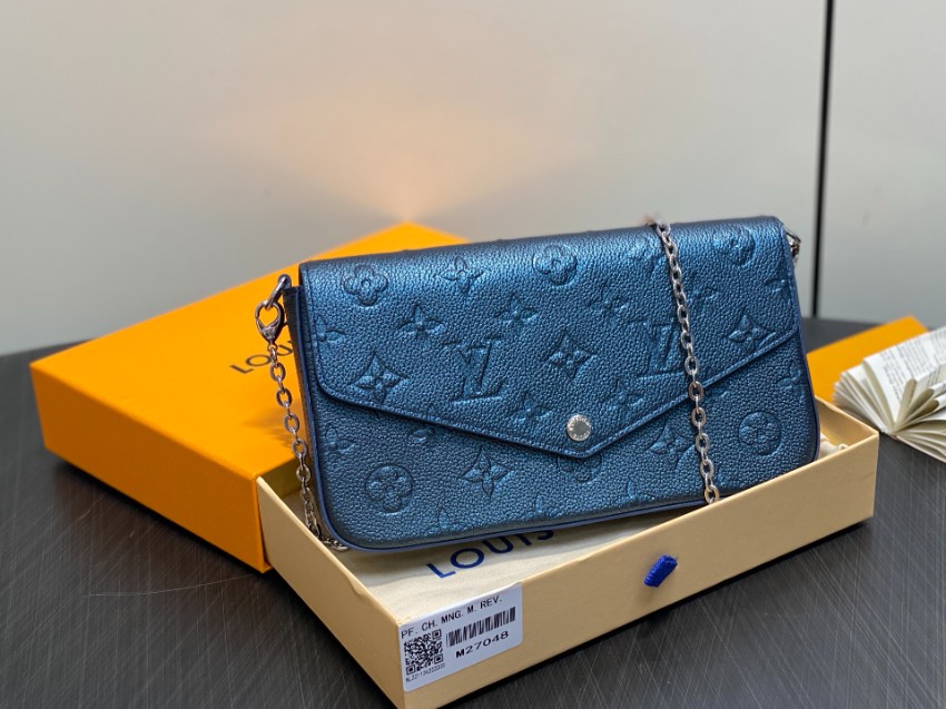 ルイ・ヴィトン チェーンウォレット ネイビー 2025新作 スーパーコピー 高級感仕上げ 本革使用 上質感 丁寧な縫製 安心サイト 追跡可能_2