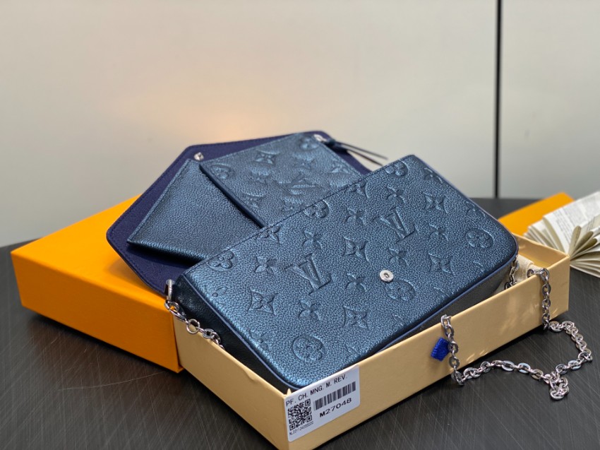 ルイ・ヴィトン チェーンウォレット ネイビー 2025新作 スーパーコピー 高級感仕上げ 本革使用 上質感 丁寧な縫製 安心サイト 追跡可能_5