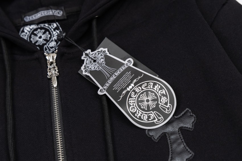 クロムハーツ パーカー ブランド コピー 2025新作 男女兼用 シンプルデザイン 快適な着心地 高品質素材使用 激安屋口コミ 高評価モデル_4