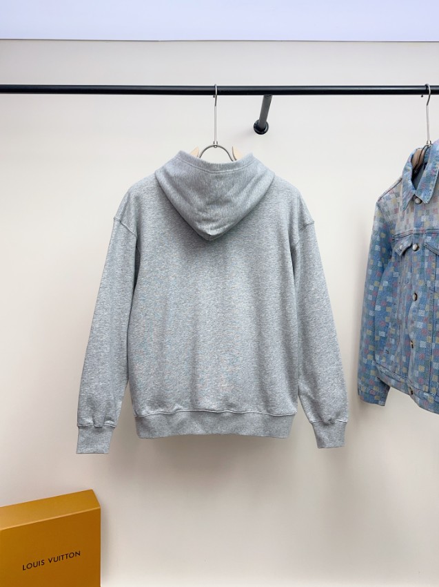 セリーヌ パーカー 格安 刺繍デザイン フーディ グレー 2025新作 ブランド 服 コピー 激安 通気 快適な着心地 高評価_2