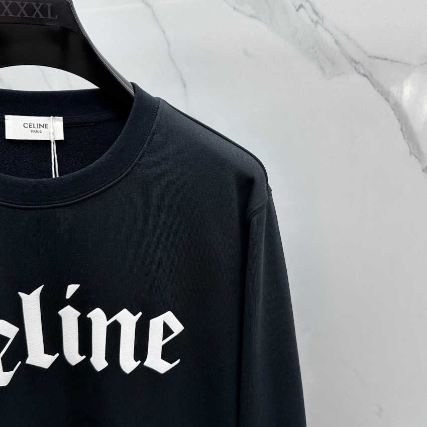セリーヌ スウェット 偽物 バレない再現度 ロゴ トレーナー 2025新作 ブランド 服 コピー 激安 上質素材 高評価_4